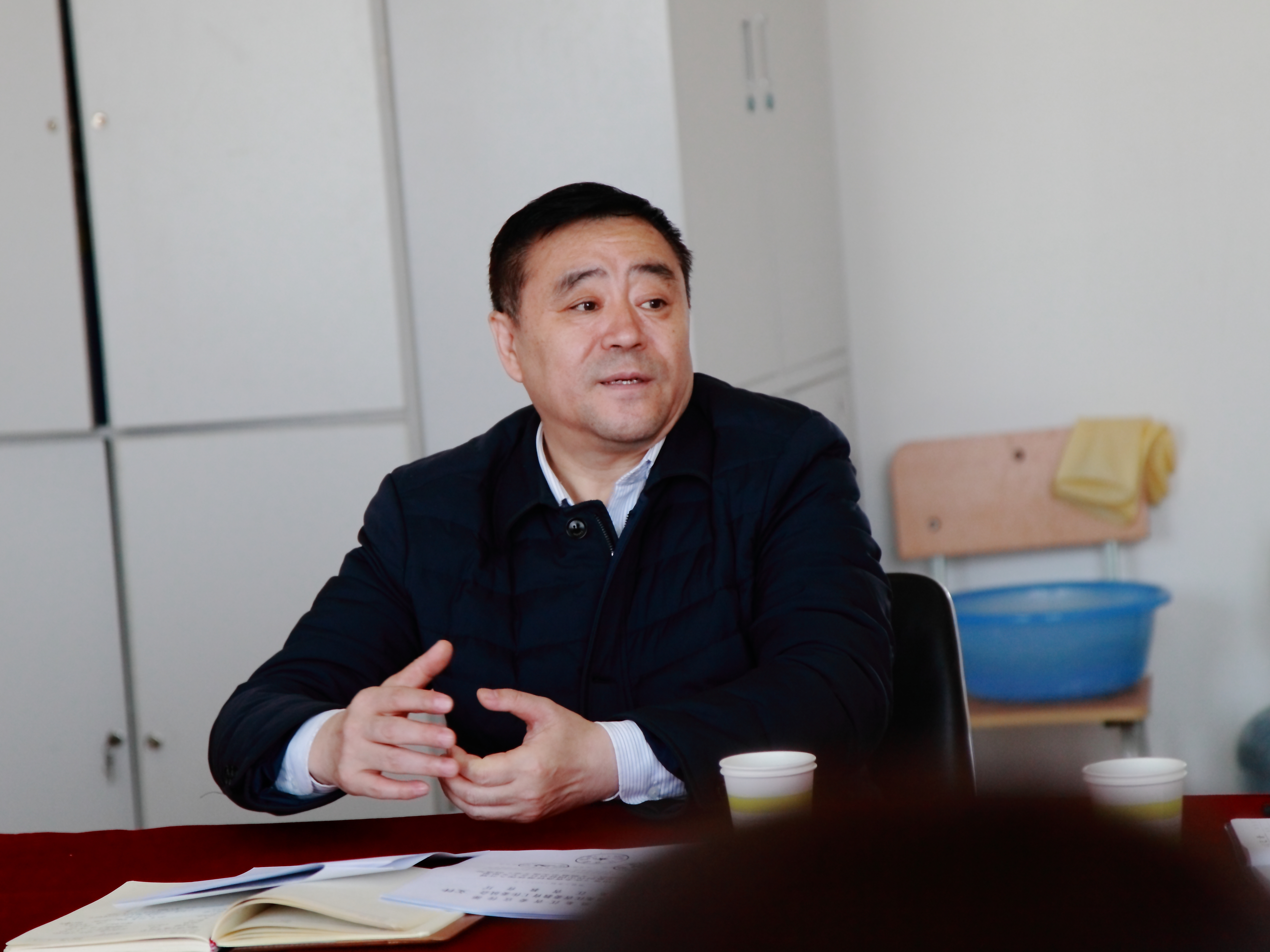 校党委书记焦光纯到思政部座谈调研-哈尔滨石油学院